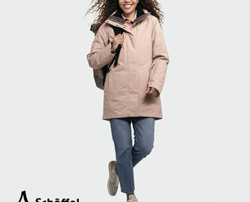 SCHOFFEL-13469-3 IN 1 PARKA BARTH L-PARKA-FEMME-3175 PINK-ROSE-VUE