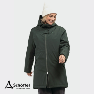 SCHOFFEL-13588-URBAN INS PARKA STYLE CRIVAT-PARKA-FEMME-6965 GREEN-VERT-FACE