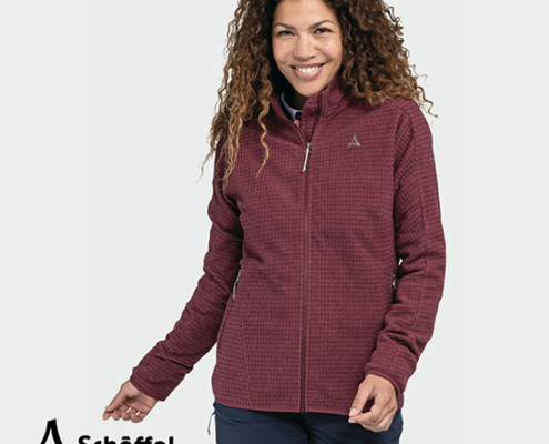 SCHOFFEL-13622-HIKING CIRC FLEECE JACKET STYLE TERXA-VESTE POLAIRE-FEMME-3825 PINK-ROSE