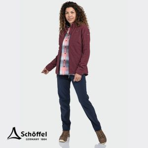 SCHOFFEL-13622-HIKING CIRC FLEECE JACKET STYLE TERXA-VESTE POLAIRE-FEMME-3825 PINK-ROSE-VUE