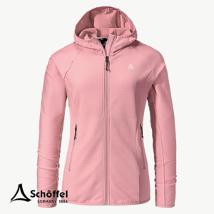 SCHOFFEL-13635-FLEECE HOODY STYLE CASCATA-POLAIRE À CAPUCHE-FEMME-3465 PINK-ROSE