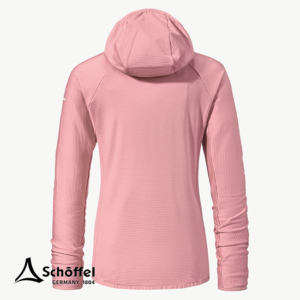 SCHOFFEL-13635-FLEECE HOODY STYLE CASCATA-POLAIRE À CAPUCHE-FEMME-3465 PINK-ROSE-DOS