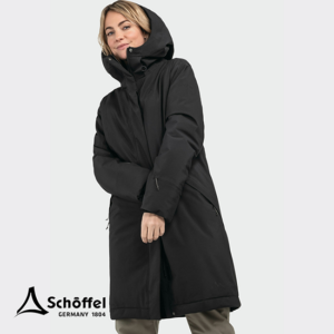 SCHOFFEL-13645-URBAN INS COAT STYLE GREGALE-PARKA IMPERMÉABLE-FEMME-9990 BLACK-NOIR