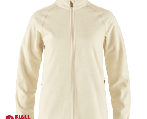 FJALL RAVEN-14600173-OVIK LITE FLEECE JACKET-VESTE POLAIRE-FEMME-113 CHALK WHITE-BLANC