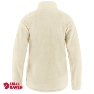 FJALL RAVEN-14600199-OVIK LIT FLEECE HALF ZIP-POLAIRE 1/2 ZIP-FEMME-113 CHALK WHITE-BLANC-DOS