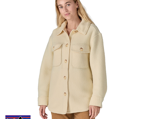 PATAGONIA-22785-W'S RETRO PILE SHACKET FELLECE-SUR CHEMISE POLAIRE-FEMME-NAT NATURAL-BEIGE