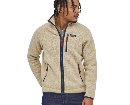 PATAGONIA-22801-RETRO POLAIRE ZIP HOMME-ELKH EL CAP KHAKI-BEIGE