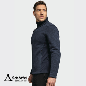 SCHOFFEL-23596-ZIP IN FLEECE OBERAU M-VESTE POLAIRE-HOMME-8820 NAVY-MARINE-CÔTÉ