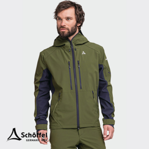 SCHOFFEL-23602-SOFTSHELL MATREI-VESTE DE SKI DE RANDONNÉE-6965 GREEN-VERT