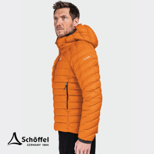 SCHOFFEL-23783-DOWN JACKET SILVRETTA M-DOUDOUNE-HOMME-5845 ORANGE-CÔTÉ