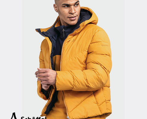 SCHOFFEL-23913-URBAN INS JACKET STYLE LODOS-DOUDOUNE-HOMME-5735 YELLOW-JAUNE