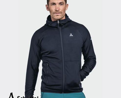 SCHOFFEL-23967-HIKING FLEECE HOODY STYLE CASCATE-VESTE POLAIRE À CAPUCHE-HOMME-8820 BLEU