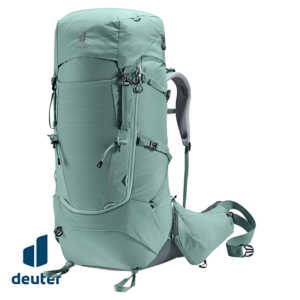 DEUTER-3350424-AIRCONTACT CORE 55+10 SL-SAC À DOS DE RANDONNÉE-FEMME-JADE GRAPHITE-VERT