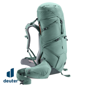 DEUTER-3350424-AIRCONTACT CORE 55+10 SL-SAC À DOS DE RANDONNÉE-FEMME-JADE GRAPHITE-VERT-CÔTÉ