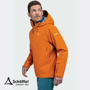 SCHOFFEL-JACKET STYLE CASCATA-VESTE IMPERMÉABLE-HOMME-5845 ORANGE-CÔTÉ