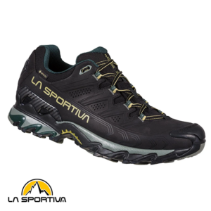 LA SPORTIVA-34K9998811W-ULTRA RAPTOR II LEATHER WIDE GTX-CHAUSSURES DE RANDONNÉE-HOMME-BLACK CEDAR-NOIR