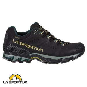 LA SPORTIVA-34K9998811W-ULTRA RAPTOR II LEATHER WIDE GTX-CHAUSSURES DE RANDONNÉE-HOMME-BLACK CEDAR-NOIR-CÔTÉ