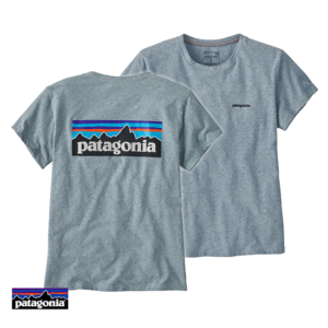 PATAGONIA-37567-W'S P-6 LOGO RESPONSIBILI-TEE-TEE SHIRT FEMME-TMBL THERMAL BLUE-BLEU