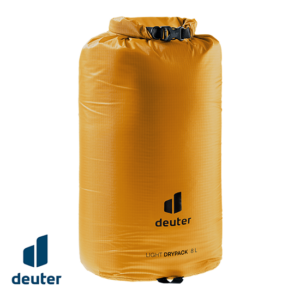 DEUTER-3940221-LIGHT DRYPACK 8-SAC DE RANGEMENT HERMÉTIQUE-CINNAMOM-JAUNE