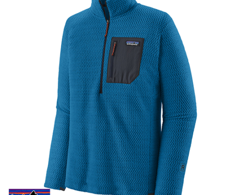 PATAGONIA-40245-R1 AIR POLAIRE 1/4 ZIP-POLAIRE-HOMME-ENLS ENDLESS BLUE-BLEU