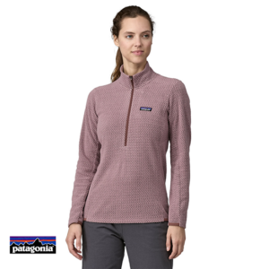 PATAGONIA-40250-R1 AIR NECK POLAIRE 1/4 ZIP-STMA STORMY MAUVE-MAUVE