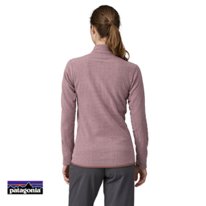 PATAGONIA-40250-R1 AIR NECK POLAIRE 1/4 ZIP-STMA STORMY MAUVE-MAUVE-DOS