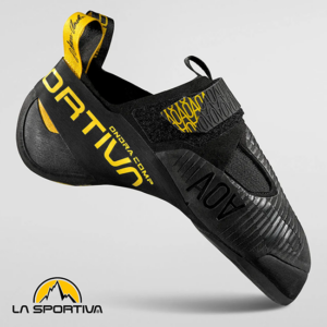 LA SPORTIVA-40S999100-ONDRA COMP-CHAUSSONS D'ESCALADE-BLACK YELLOW-NOIR