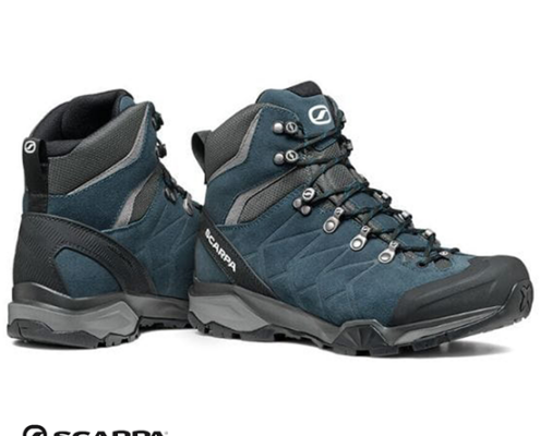 SCARPA-67081-200-ZG TREK GTX-CHAUSSURES DE RANDONNÉE-HOMME-OTTANIO GRAY-BLEU