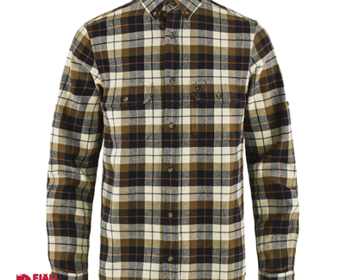 FJALL RAVEN-81373-SINGI HEAVY FLANNEL SHIRT-CHEMISE FLANELLE-HOMME-113 555 CHALK WHITE-BLANC