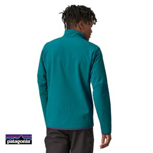 PATAGONIA-83626-M'S R2 TECHFACE JKT-VESTE POLAIRE-HOMME BLYB BELAY BLUE-BLEU-DOS