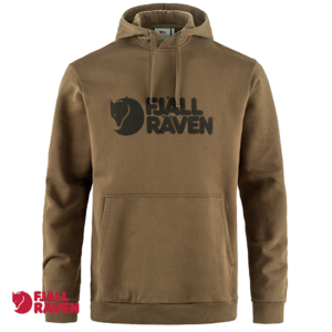 FJALL RAVEN-84144-LOGO FJALL RAVEN SWEAT SHIRT À CAPUCHE HOMME-265 WOOD BROWN-MARRON