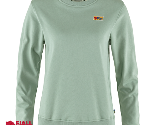 FJALL RAVEN-87075-VARDAG SWEATER W-SWEATSHIRT-FEMME-674 MISTY GREEN-VERT