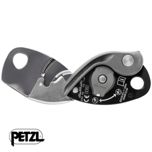 PETZL-D13A-GRIGRI+-ASSUREUR-GRIS-OUVERT