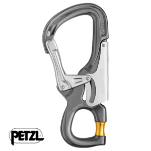 PETZL-M043AA00-EASHOOK OPEN-CONNECTEUR-GRIS JAUNE