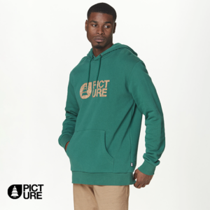 PICTURE-MSW372-BASEMENT CORK HOODIE SWEAT À CAPUCHE HOMME-K BAYBERRY-VERT