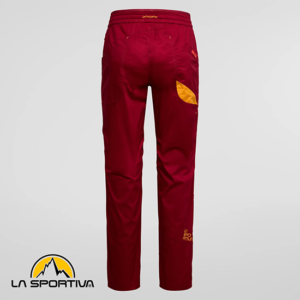 LA SPORTIVA-N67320102-BOLT PANT M-PANTALON D'ESCALADE-HOMME-SANGRIA PAPAYA-ROUGE-ARRIERE