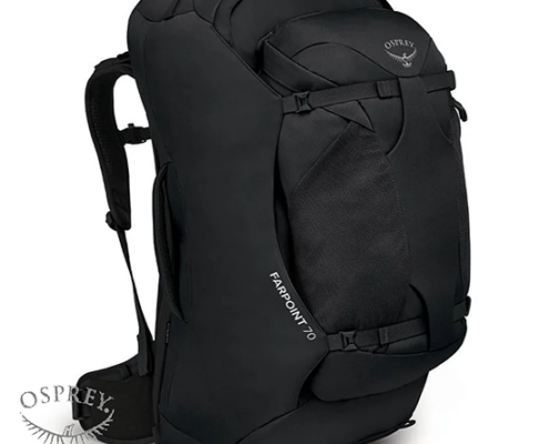 OSPREY-OP1218-FARPOINT 70-SAC À DOS DE VOYAGE-BLACK-NOIR