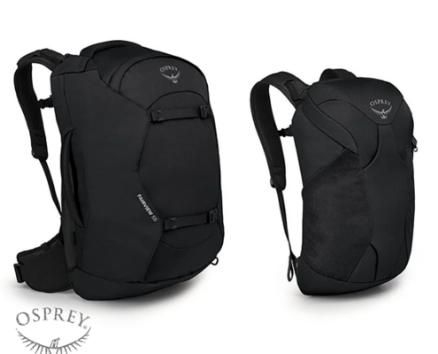 OSPREY-OP1222-FAIRVIEW 55-SAC DE VOYAGE ET DE RANDONNÉE-BLACK-NOIR-2 SACS