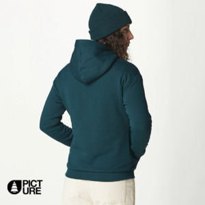 PICTURE-WSW0348-GLIMMA PLUSH Z HOODY-SWEAT ZIPPÉ À CAPUCHE-FEMME-A DEEP WATER-BLEU-DOS