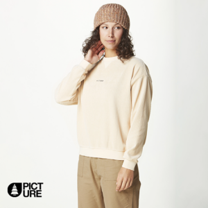 PICTURE-WSW301-LAIKKO CREW-SWEAT-FEMME-E WHITECAP GREY-BEIGE-FACE