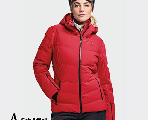 SCHOFFEL-13482-SKI JACKET CALDIROLA LADY-VESTE DE SKI-FEMME-2050 ROUGE