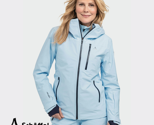 SCHOFFEL-13613-SKI JACKET STYLE PONTRE-VESTE DE SKI-FEMME-8075 BLUE-BLEU