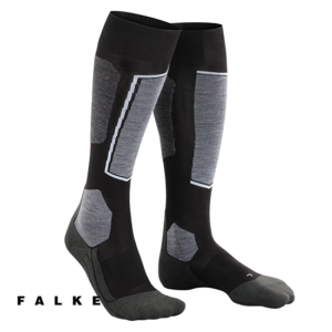 FALKE-16565-SK6 PRO SKIING-CHAUSSETTES DE SKI-HOMME-3010 BLACK-NOIR