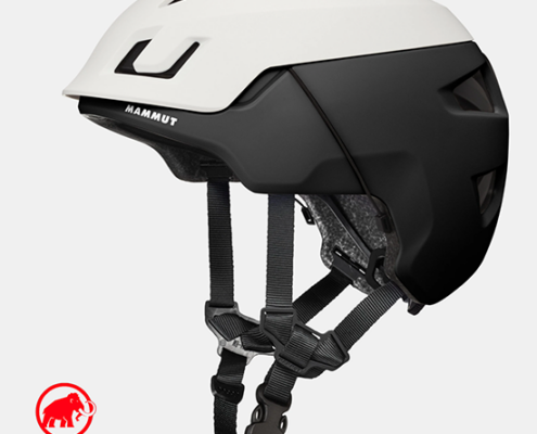 MAMMUT-2030-00320HAUTE ROUTE HELMET-CASQUE-0246 WHITE BLACK-BLANC