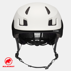 MAMMUT-2030-00320HAUTE ROUTE HELMET-CASQUE-0246 WHITE BLACK-BLANC-FACE