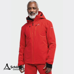 SCHOFFEL-23746-SKI JACKET VERBIER-VESTE DE SKI-HOMME-2650 RED-ROUGE-FACE