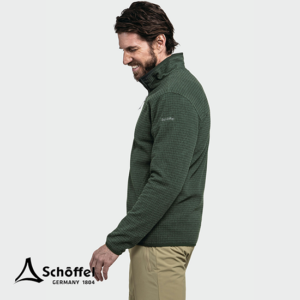 SCHOFFEL-23949-HIKING CIRC FLEECE JACKET STYLE TERXA-POLAIRE-HOMME-6965-VERT-CÔTÉ