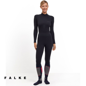 FALKE-39164-LONG TIGHTS TECH-COLLANT-FEMME-3000 BLACK-NOIR