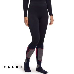 FALKE-39164-LONG TIGHTS TECH-COLLANT-FEMME-3000 BLACK-NOIR-FACE