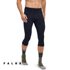 FALKE-39665-3/4 BTIGHTS WARM-COLLANT 3/4-HOMME-3000 BLACK-NOIR-FACE